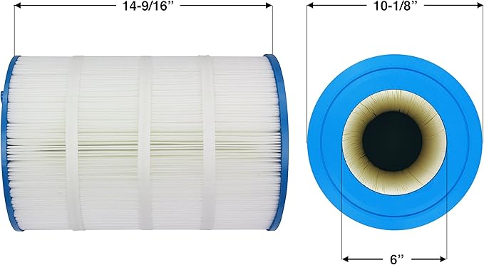 Pureline 80 Sq Ft Pool Replacement Cartridge Filter, Compatible with Jacuzzi Sherlock 80, SHER80