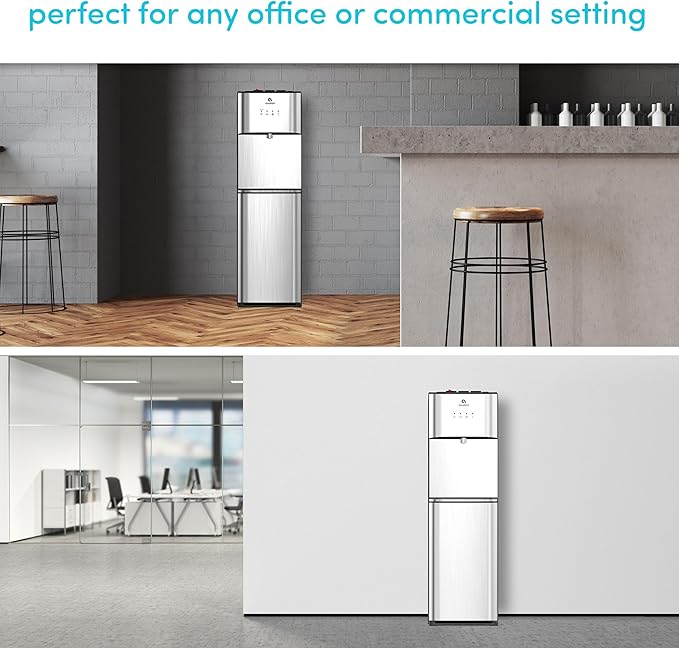 Avalon Self Cleaning Bottleless Water Cooler Water Dispenser - 3 Temperature Settings - Hot, Cold & Room Water, Durable Stainless Steel Cabinet, NSF Certified Filter- UL Listed