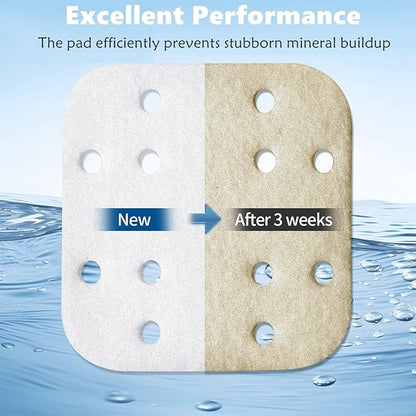 36-Pack Mineral Absorption Pads Compatible with LEVOIT Humidifier Replacement Filter Compatible with LV600S,LV600HH,OasisMist450S