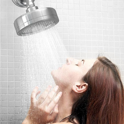 AquaHomeGroup Luxury Filtered Shower Head (Metal) 2 Cartridges Vitamin C+E+A + 5 Shower Caps - Reduses Chlorine & Sediments - Consistent Water Pressure - Massage and SPA Effery Shower Head