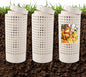 Inground Farm Composter, Outdoor In-Ground Compost Bin for Raised Garden Beds and Yards, Organic Waste Decomposer 2 Gallons, 4.3"x4.3"x11", Composter Tumbler Outdoor