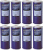 BLUONICS Carbon Replacement Water Filters 8pcs GAC Granulated 4.5" x 10" Cartridges