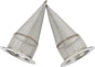 2 PCS-Cone-Type Stainless Steel Spark Arrestor 1.625” fit Honda CRF230 CRF250L CRF450 Kawasaki KLX125 KLX230 KLX230R KX450F KLR650 Yamaha TTR125 TT250 YZF426 SSR 125TR FMF Powercore 4 Can-Am Outlander