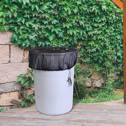 37.5 Inch Mesh Cover for Rain Barrel,Rain Bucket Leaf Filter Screen Cover,Pack of 2