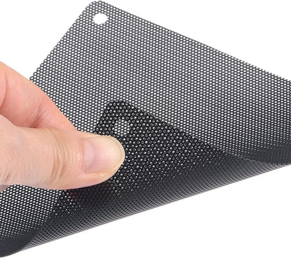 uxcell PC Dust Fan Screen with Screws for Cooling Dustproof Case Cover PVC 60mm 5pcs