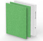AP-1512HH & 200M Pollen Filter Set for Coway Airmega AP-1512HH and Airmega 200M Air Purifi-ers, 2 Pollen Filters and 1 HEPA Filter, 3 Pack, Light Green
