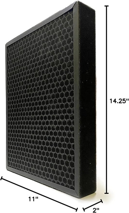 Nispira True HEPA Filter Replacement Compatible with Breathe 45i Smart Flex Air purifier. Compared to Part B4-Odor, B4-Fresh, FL40-Silver-Carbon, 2 Packs