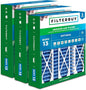 Filterbuy 20x25.25x3.5 Air Filter MERV 13 Optimal Smoke & Allergy Defense (3-Pack), Pleated HVAC AC Furnace Filters for AprilAire Space-Gard 102 & 2120 (Actual Size: 19.94 x 25.38 x 3.75)