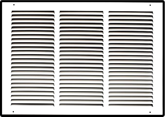 Fits 18x12 Duct Opening | Steel Return Air Grille by Handua | Vent Cover Grill for Sidewall and Ceiling | White | HVAC Cold Air Intake Grille | Outer Dimensions: 19.75"W X 13.75"