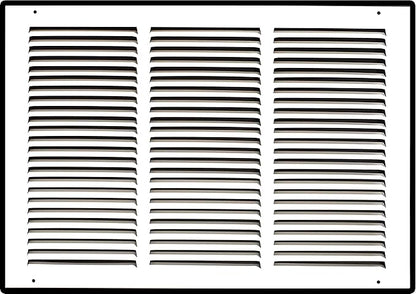 Fits 18x12 Duct Opening | Steel Return Air Grille by Handua | Vent Cover Grill for Sidewall and Ceiling | White | HVAC Cold Air Intake Grille | Outer Dimensions: 19.75"W X 13.75"