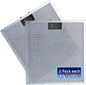 2-Pack Upgraded WA0575 Range Hood Filters Replacement With Stainless Latch 5-Layer Aluminum Mesh Fit for Vissani 30-inch Pyramid or WA0575 Wall Mount Range Hood Grease Filter by Size 14 3/8"x13 1/2"