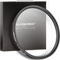 Walking Way 37MM Soft Focus Filter White Pro Mist Diffusion Filter Dreamy Fog Effect Circular Lens Filter Softening Diffuser for Video/Vlog/Portrait Photography(Medium-Soft 2, 37MM)