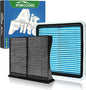 Cabin & Engine Air Filter Fit for Subaru Forester 2009-2018 H4 2.5L, Forester 2014-2018 H4 2.0L Activated Carbon Cabin Filter Replacement CF10930 16546AA090 Car Accessories