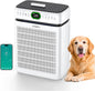 Air Purifiers for Home Large Room Up to 3500 Sq Ft with Washable Filters,Double-Sided HEPA with PM 2.5 Display Air Quality Sensor,Smart WiFi APP,Air Cleaner for Pets,Hair,Dust,Smoke,Dorm room,Office