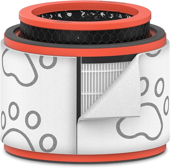 TruSens DuPont Pet Filter with True HEPA for Z-2000 TruSens Air Purifier (Medium)