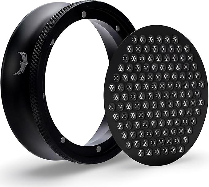 58mm Magnetic Espresso Portafilter Dosing Funnel and Puck Screen Set Coffee Dosing Ring And Filter Compatible with 58mm Portafilter Basket Premium Espresso Machine Accessories