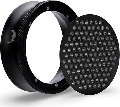 58mm Magnetic Espresso Portafilter Dosing Funnel and Puck Screen Set Coffee Dosing Ring And Filter Compatible with 58mm Portafilter Basket Premium Espresso Machine Accessories