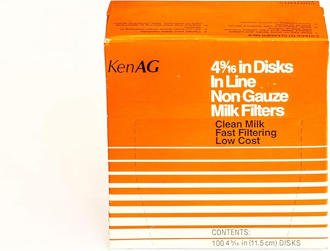 Kenag Milk Filter Disks 4-9/16" (100 disks) (1 Pack)