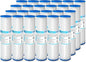 Membrane Solutions 5 Micron Pleated Polyester Sediment Water Filter 10"x2.5" Replacement Cartridge Universal Whole House Pre-Filter Compatible with W50PE, WFPFC3002, SPC-25-1050, FM-50-975 - 24 Pack