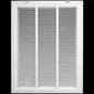 HVAC Premium 18 x 25 Duct Opening Steel Return Air Filter Grille, for 1-inch Filter, Removable Door, Flat Stamped HVAC Vent Cover Grille, Outer Dimensions 20.5 x 27.5