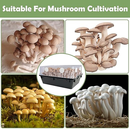 48 Pcs 2.5" Monotub Adhesive Filter Disks-2MM Thick Monotub Filter Discs-Monotub Filters for Mushroom Growing Supplies Filter Pad Replacements