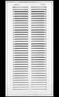 HVAC Premium 8 x 36 Duct Opening Steel Return Air Filter Grille, for 1-inch Filter, Removable Door, Flat Stamped HVAC Vent Cover Grille, Outer Dimensions 10.5 x 38.5