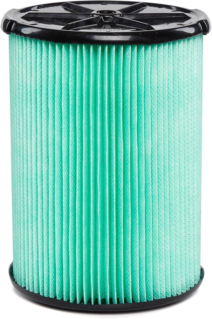 WORKSHOP Wet/Dry Vacs Vacuum Filters WS23200F HEPA Media Filter For Shop Vacuum Cleaner (Single HEPA Media Filter For Wet/Dry Vacuum Cleaner) Fits WORKSHOP 5-Gallon to 16-Gallon Shop Vacuum Cleaners