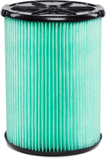 WORKSHOP Wet/Dry Vacs Vacuum Filters WS23200F HEPA Media Filter For Shop Vacuum Cleaner (Single HEPA Media Filter For Wet/Dry Vacuum Cleaner) Fits WORKSHOP 5-Gallon to 16-Gallon Shop Vacuum Cleaners
