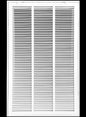HVAC Premium 18 x 30 Duct Opening Steel Return Air Filter Grille, for 1-inch Filter, Removable Door, Flat Stamped HVAC Vent Cover Grille, Outer Dimensions 20.5 x 32.5
