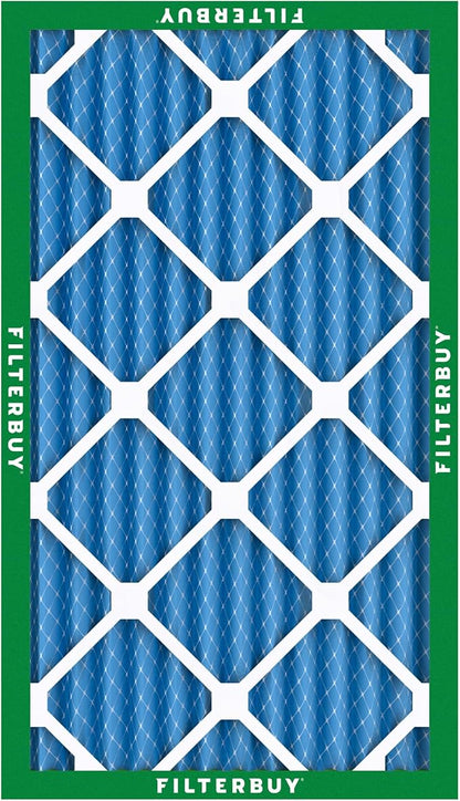 Filterbuy 20x36x2 Air Filter MERV 13 Optimal Smoke & Allergy Defense (4-Pack), Electrostatic Pleated HVAC AC Furnace Filters Replacement, Made in USA (Actual Size: 19.50 x 35.50 x 1.75)