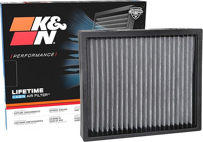 K&N LIFETIME Cabin Air Filter: Premium, Washable, Clean Air for your Cabin: Compatible with 2014-2025 Acura/Buick/Chervolet/Cadillac: (See Product Description for Select Models), VF2071