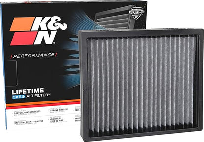 K&N LIFETIME Cabin Air Filter: Premium, Washable, Clean Air for your Cabin: Compatible with 2014-2025 Acura/Buick/Chervolet/Cadillac: (See Product Description for Select Models), VF2071