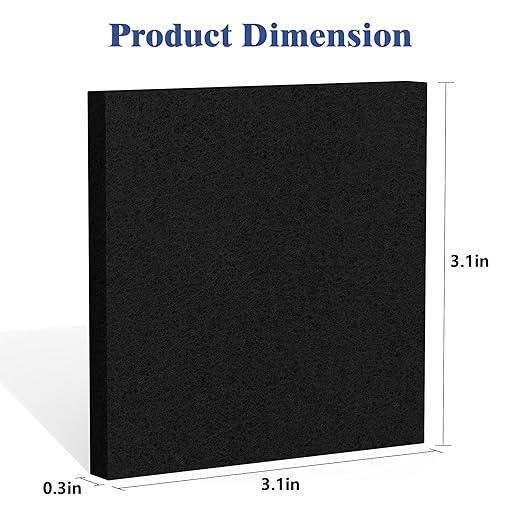 20 Packs Trash Can Odor Absorbing Filter Refills for EKO Garbage Cans and Compost Bin, Activated Charcoal Deodorizer, Activated Carbon Filter, Odor Absorber