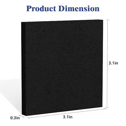 20 Packs Trash Can Odor Absorbing Filter Refills for EKO Garbage Cans and Compost Bin, Activated Charcoal Deodorizer, Activated Carbon Filter, Odor Absorber