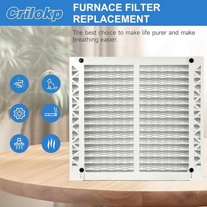 2 Pack 213 Replacement Filter Compatible with AprilAire Whole House Air Purifiers Model 1210, 1620, 2210, 2216, 3210, 4200, Size:20x25x4(20.2" x 25.4" x 3.77") MERV 13 Pleated HVAC AC Furnace Filter
