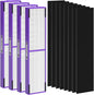 FLT5250PT Replacement Filter C Pet Compatible with G-Guardian Air Purifier AC5250PT, AC5000E, AC5300B, AC5350W, AC5350B, CDAP5500, 4 True HEPA Filter with 6 Carbon Pre-Filter