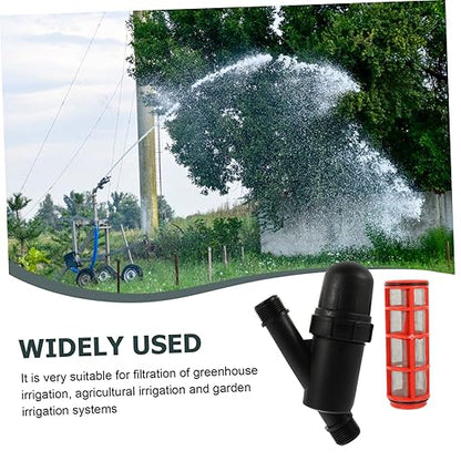 Toyvian Y Shape Irrigation Filter Mesh Water Saving Tool Durable Stainless Steel Design for Efficient Drip Irrigation Gardens and Farms