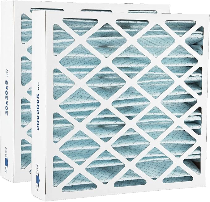 Filters Fast Compatible Replacement for Honeywell 20x20x5 Air Filter MERV 11 FC100A1011 Pleated AC Furnace Air Conditioner Filters Actual Size: 19.75 x 19.875 x 4.375, 2-Pack