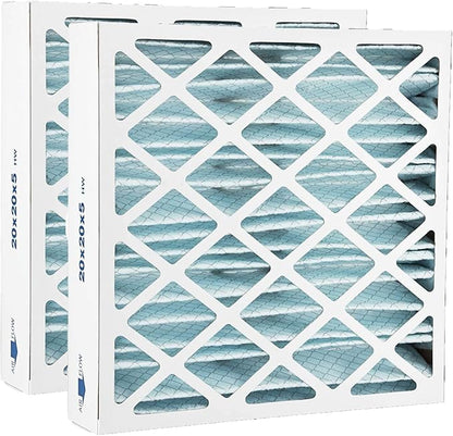 Filters Fast Compatible Replacement for Honeywell 20x20x5 Air Filter MERV 11 FC100A1011 Pleated AC Furnace Air Conditioner Filters Actual Size: 19.75 x 19.875 x 4.375, 2-Pack