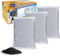 KEEPOW Activated Charcoal Odor Absorber, Trash Can Deodorizer, Diaper Pail Deodorizer, Odor Filter Refill for iTouchless 8 Gallon & Larger for iTouchless 13 Gallon Trash Can Diaper Garbage Can, 3Pack