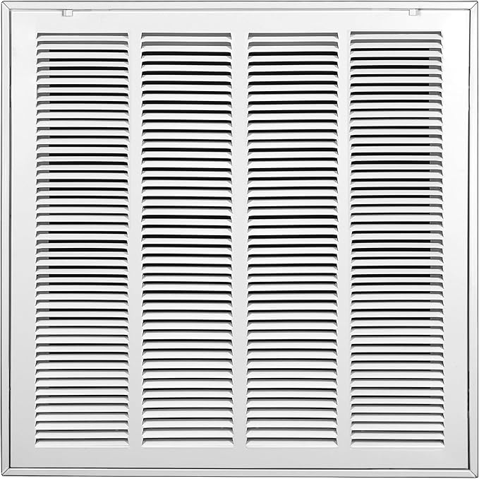 Fancat Return Air Filter Grille for 20x20 Ducts, Steel Air Vent Cover with Removable Door for 1" Filters | Fits Sidewall & Ceiling | Outer Size: 22 5/8" W x 22 5/8" H