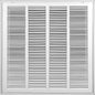 Fancat Return Air Filter Grille for 20x20 Ducts, Steel Air Vent Cover with Removable Door for 1" Filters | Fits Sidewall & Ceiling | Outer Size: 22 5/8" W x 22 5/8" H