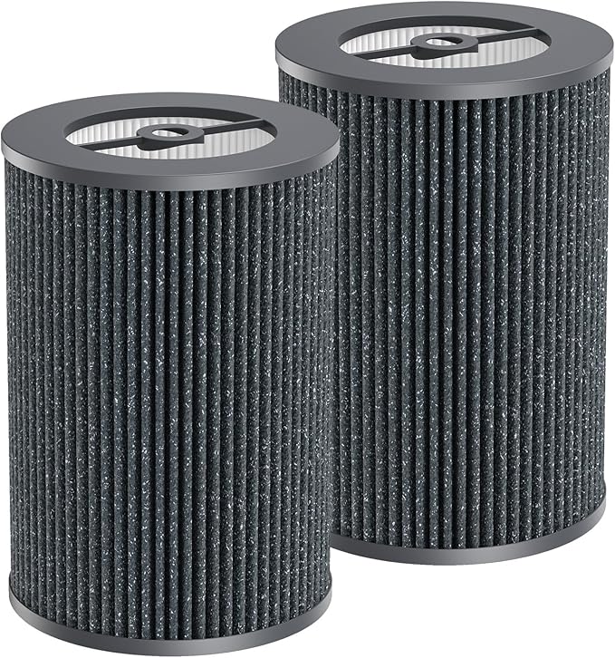 Air Pro HEPA Tri-Power Filter Compatible with Molekule Air Pro | Air Purifier, Multi-Stage Filtration System with Activated Carbon Air Pro Filter, 2 Pack