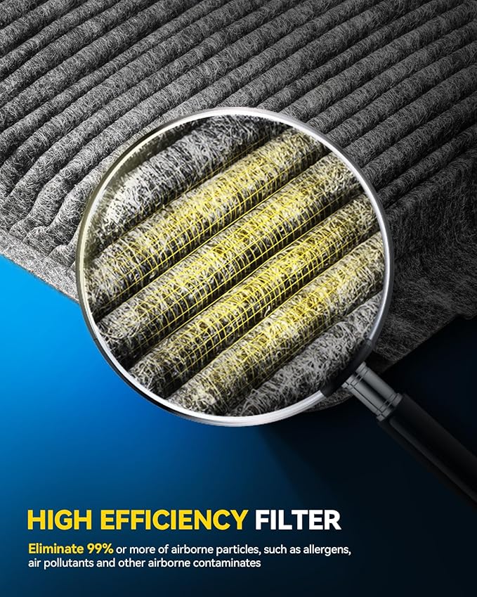 Philtop HV Battery Filter G92DH-45010 Replacement for Sienna LE Limited XLE XSE 2.5L 2021,2002,2023,High Filtration Efficiency Air Filter Pack of 2