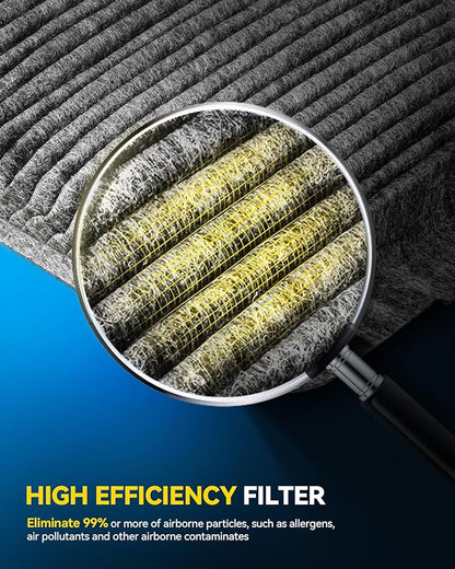 Philtop HV Battery Filter G92DH-45010 Replacement for Sienna LE Limited XLE XSE 2.5L 2021,2002,2023,High Filtration Efficiency Air Filter Pack of 2