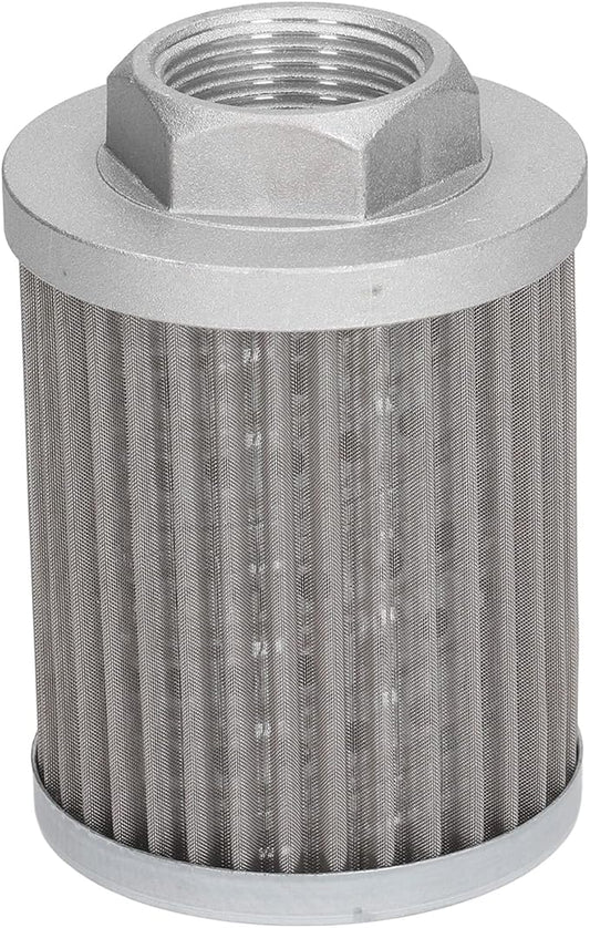 WALFRONT Hydraulic Suction Filter Stainless Steel Oil Filter 40LMin Rate for Hydraulic Systems Automotive and Engineering Machinery