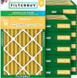 Filterbuy 11.25x19.25x4 Air Filter MERV 11 Superior Pet & Allergy Defense (12-Pack), Electrostatic Pleated HVAC AC Furnace Filters Replacement, Made in USA (Actual Size: 11.25 x 19.25 x 3.63)