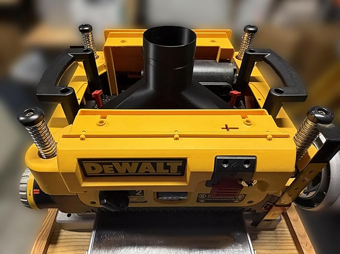 Improved Overhead Dust Port for DeWalt DW735 & DW735X - For 4" Dust Collection Hoses - Made in USA!