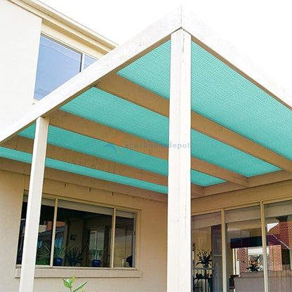 TANG Sun Shade Fabric Roll 8'x107' Shade Cloth for Garden Turquoise Green HDPE Mesh Shading Pergola Cover Replacement Canopy, 95% Blockage Sunshades for Outdoor Patio Backyard Plant
