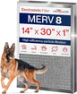 14x30x1 Electrostatic Air Filter, MERV 8, Washable, Reusable Furnace AC/HVAC Filter, Energy Saving, Easy to Clean, Long-Lasting by LifeSupplyUSA